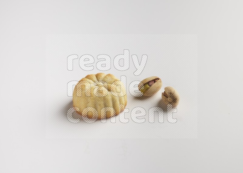 Single Piece of Maamoul direct on white background