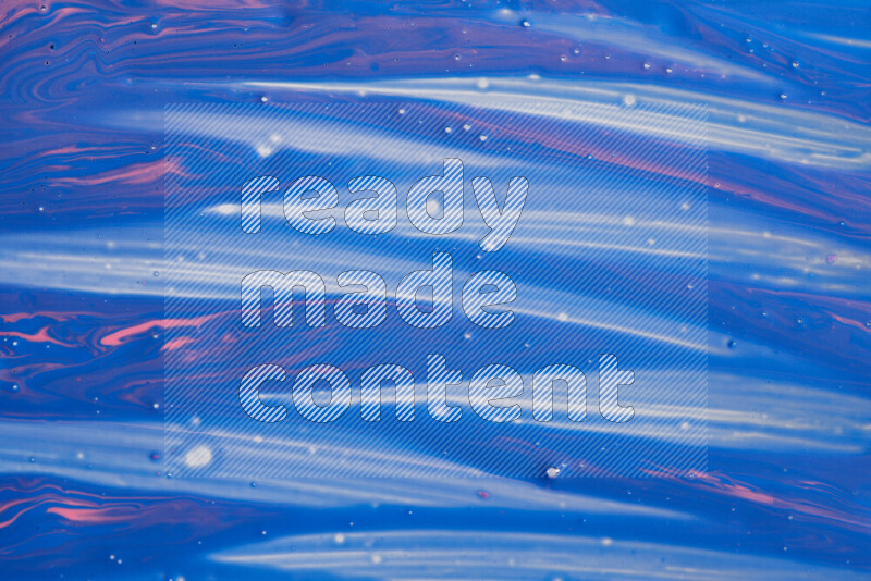 Close-ups of abstract blue paint texture in different shapes