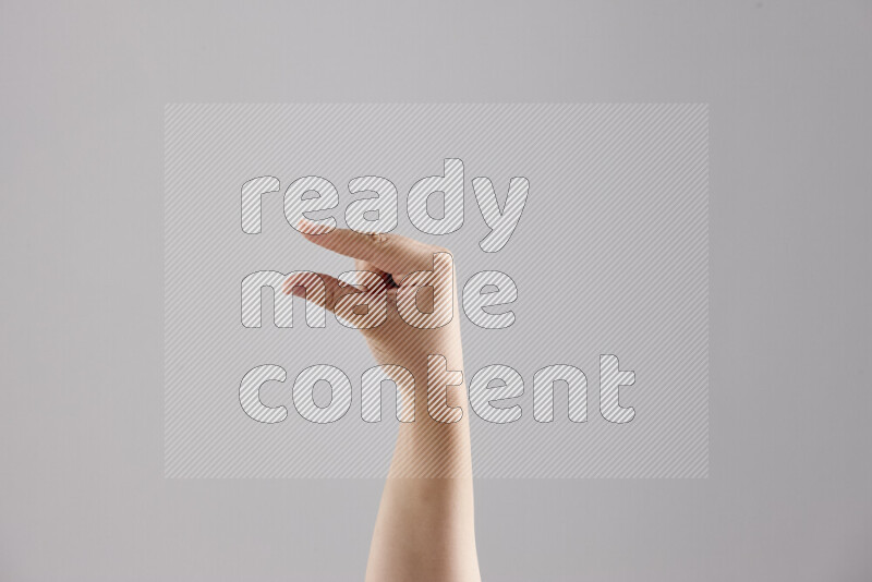 Woman hands gesturing sign language