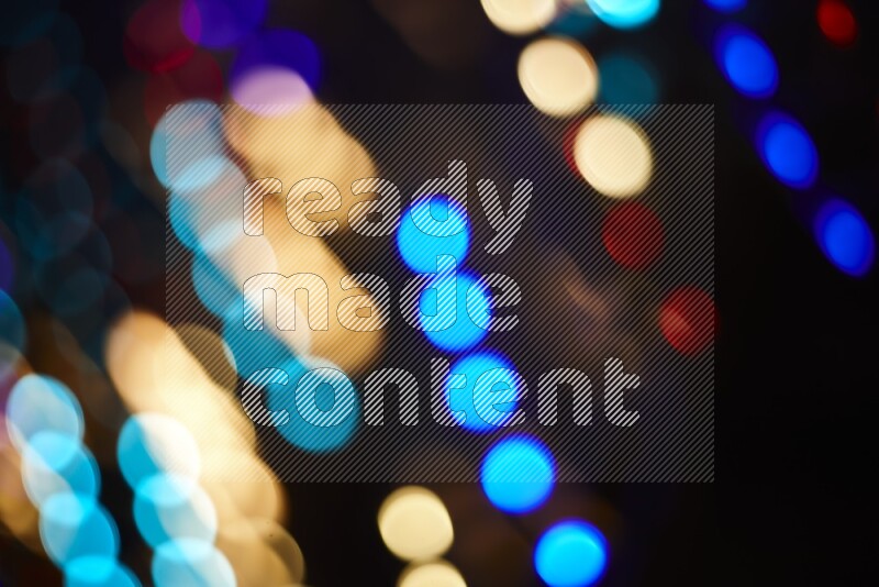 Abstract bokeh light in multicolor