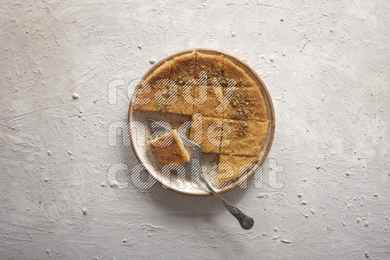 Konafa in a light setup