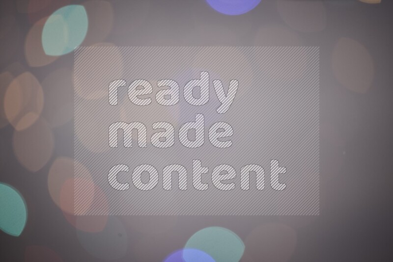 Abstract bokeh light with flare haze