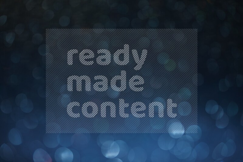 Blue glittery bokeh background