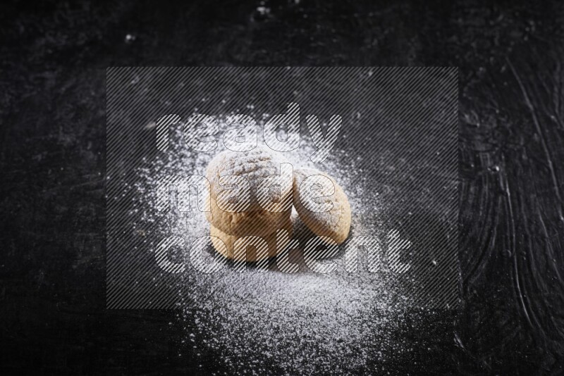 Kahk on a black background