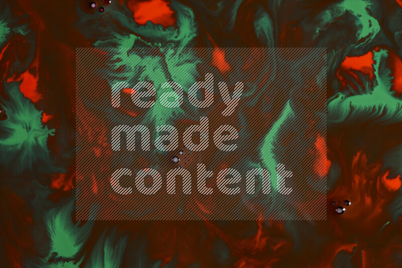 Abstract colorful background with mixed of red and green paint colors