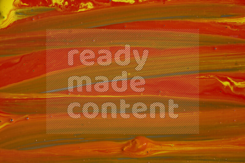 Close-ups of abstract orange paint texture in different shapes