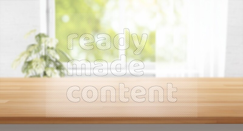 Kitchen tabletop with kitchen view