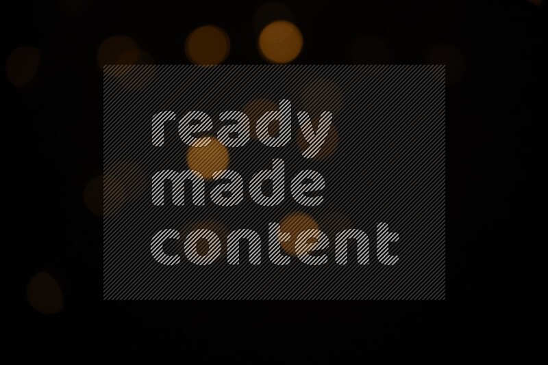 Bokeh light in yellow