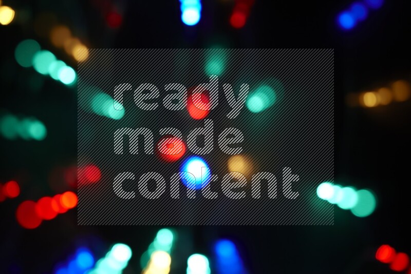 Abstract bokeh light in multicolor