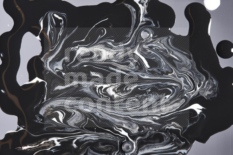 Abstract colorful background with mixed of white and black paint colors