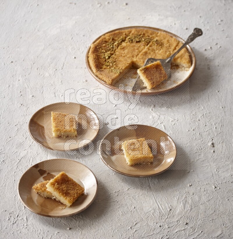 Konafa in a light setup