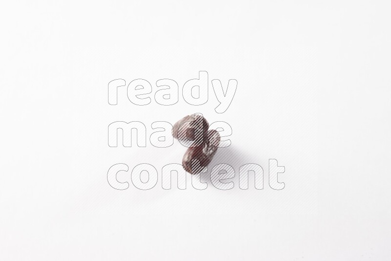 Dates on white background
