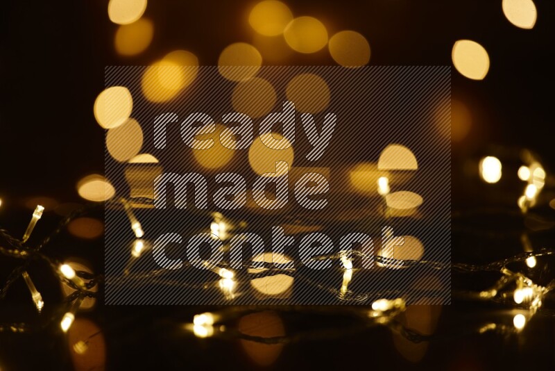 Bokeh light in yellow