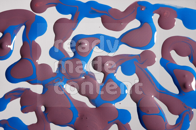 Abstract colorful background with mixed of purple and blue paint colors