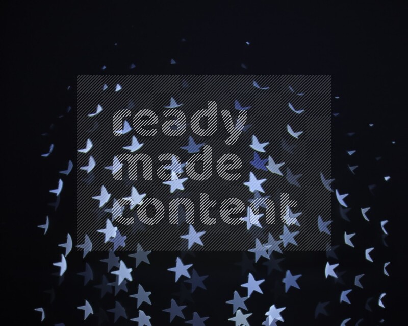 Bokeh light in star shape