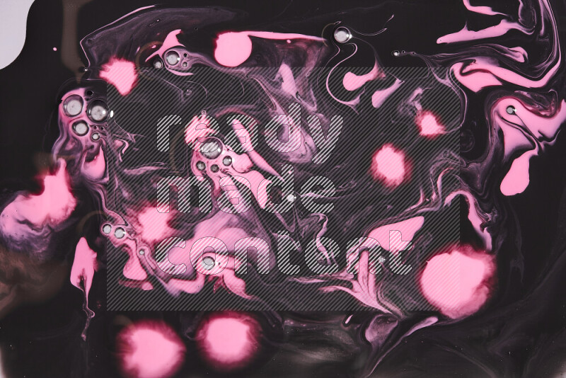 Abstract colorful background with mixed of pink and black paint colors