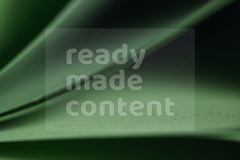 فن تجريدي يعرض المنحنيات المرتبة للأوراق باللون الأخضر