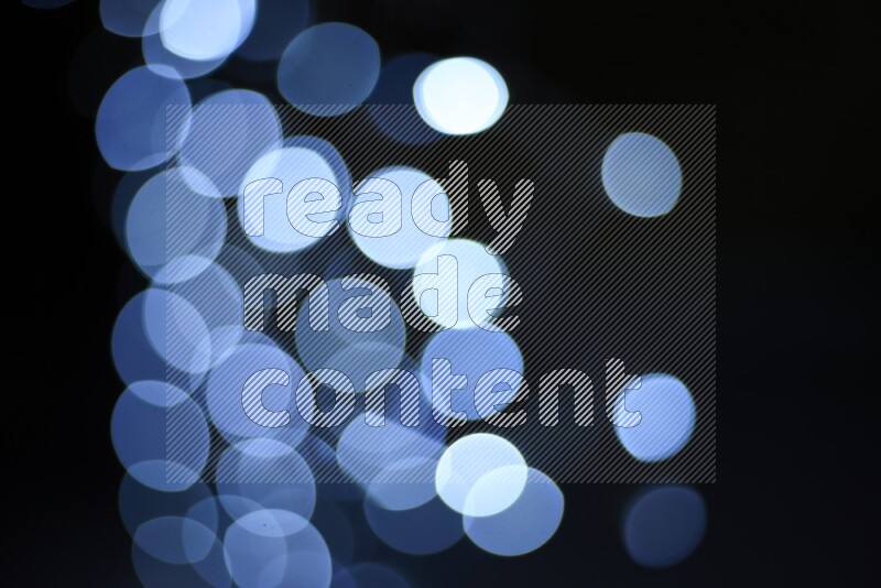 Bokeh light in white