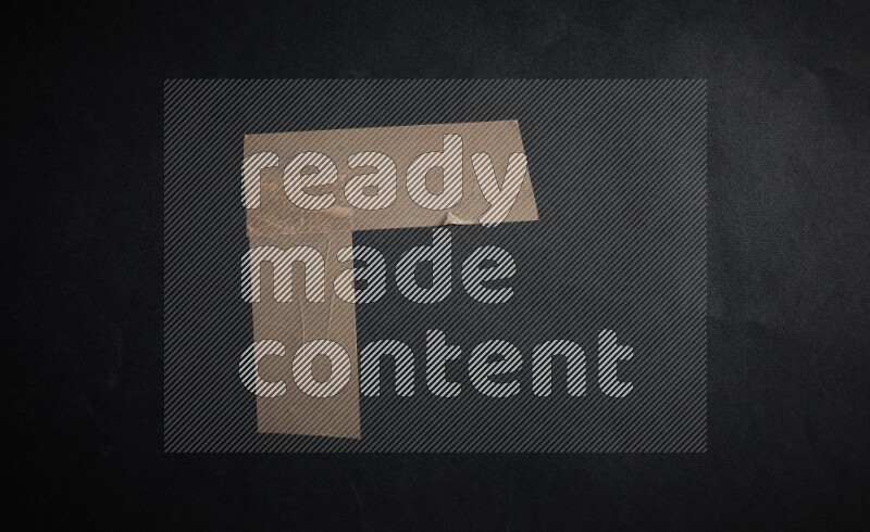 Duct tape on black background