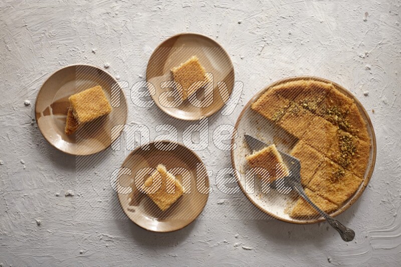 Konafa in a light setup