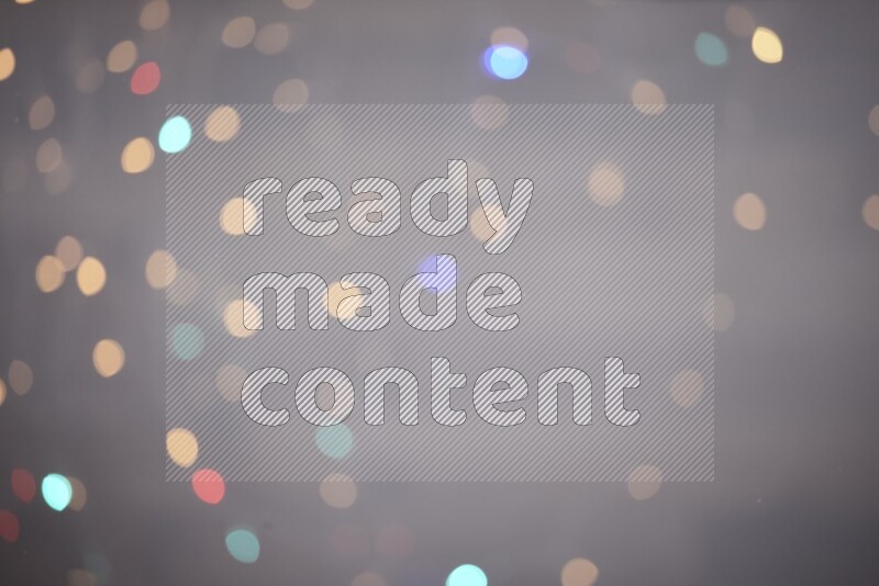 Abstract bokeh light with flare haze