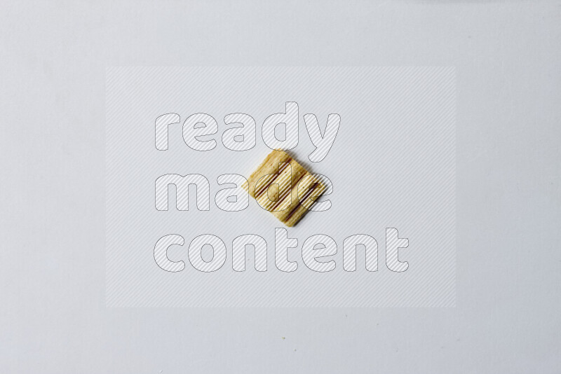 Crackers snacks on white background