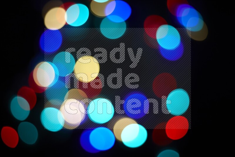 Bokeh light in multicolor