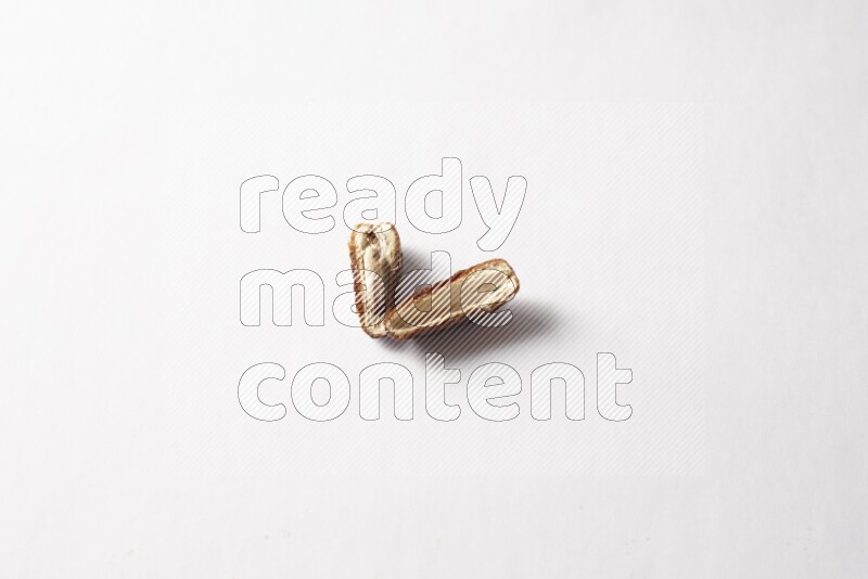 Dates on white background