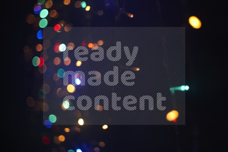 Bokeh light in multicolor