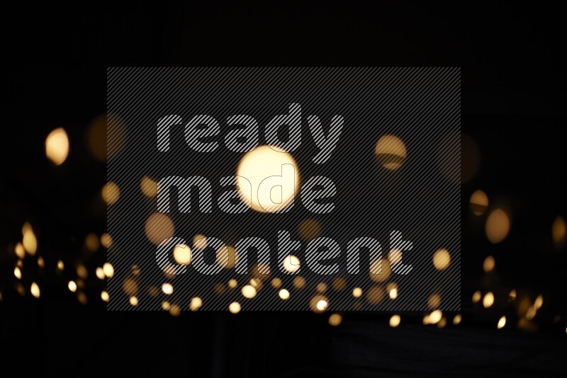 Bokeh light in yellow