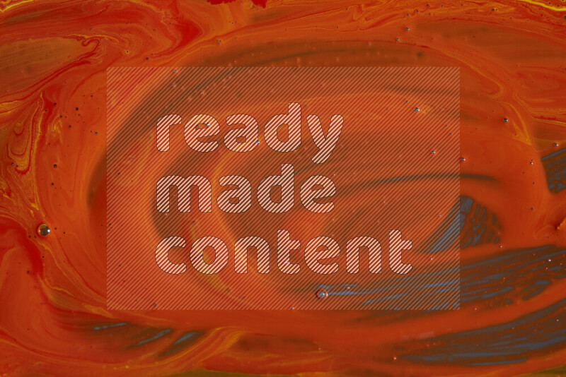 Close-ups of abstract orange paint texture in different shapes