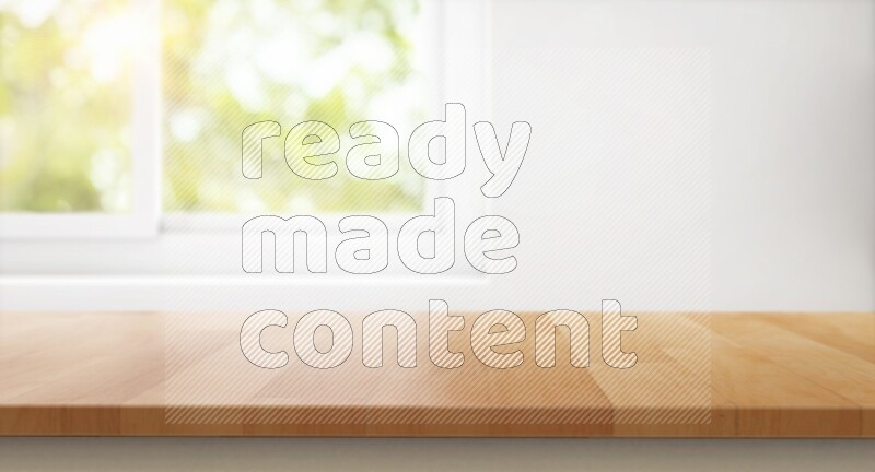 Kitchen tabletop with kitchen view