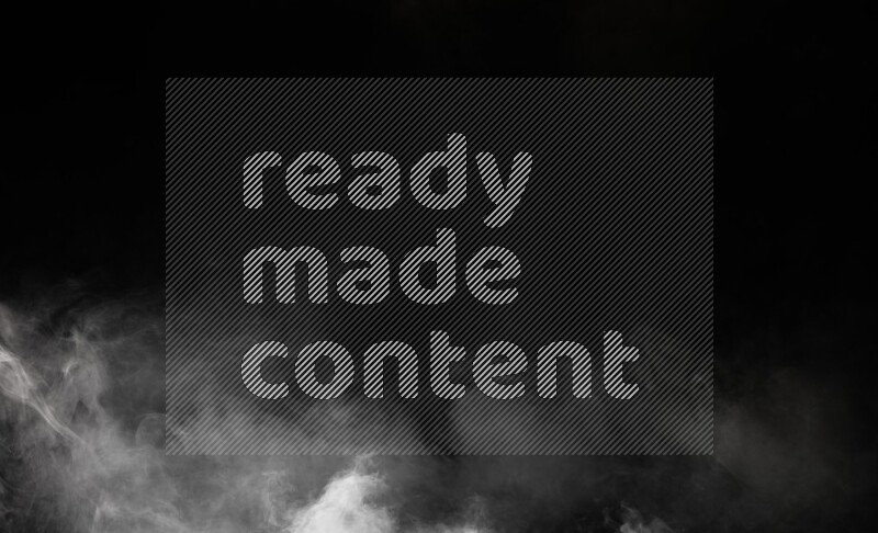 irregular white smoke on black background.