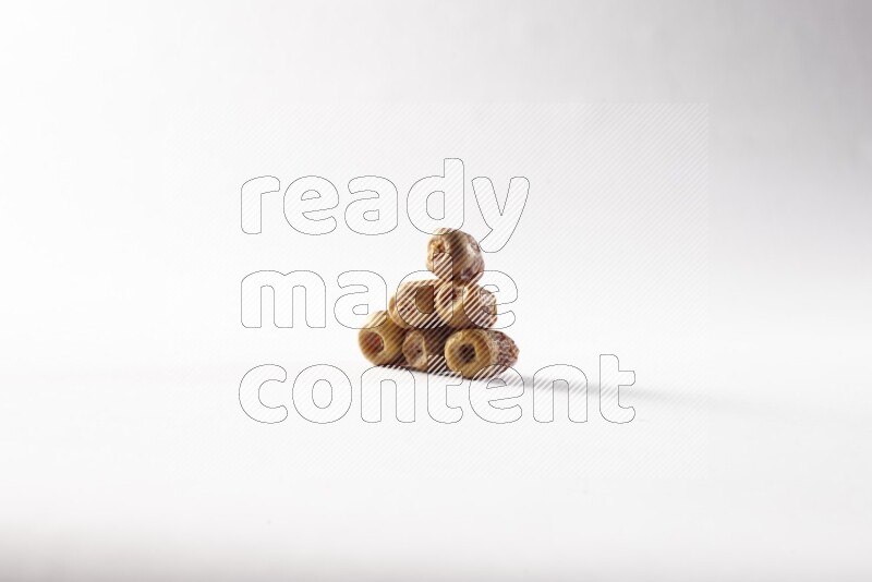 Dates on white background