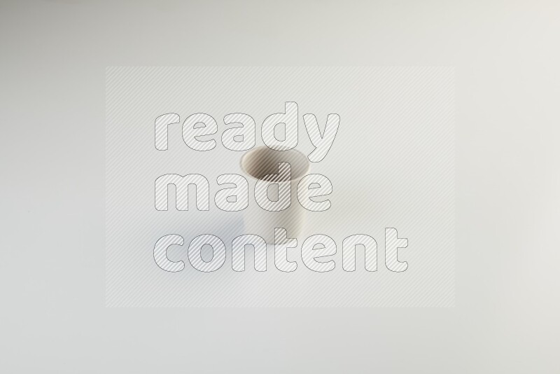 light grey mug on white background