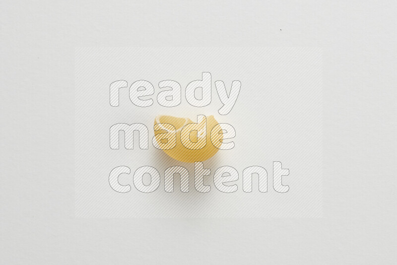 Pipe pasta on white background