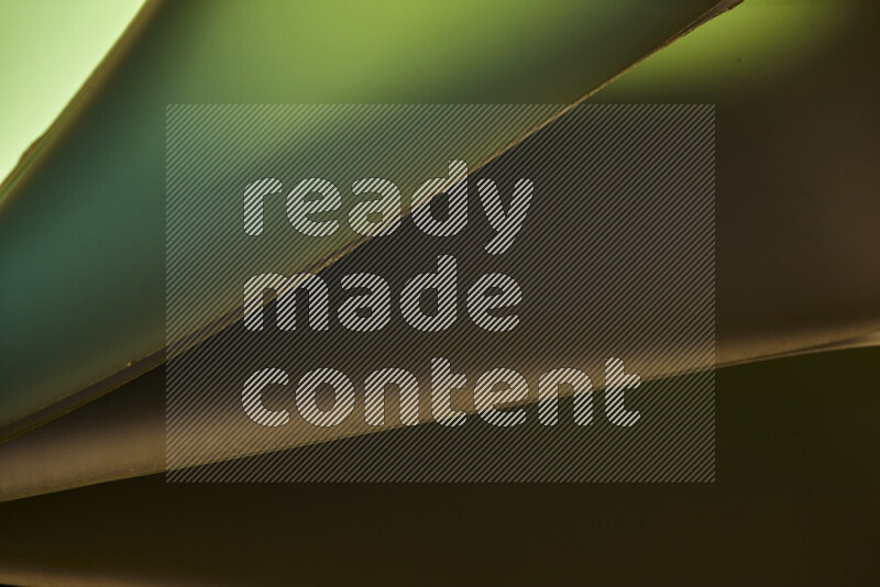 An abstract art piece displaying smooth curves in cold gradients created by colored light