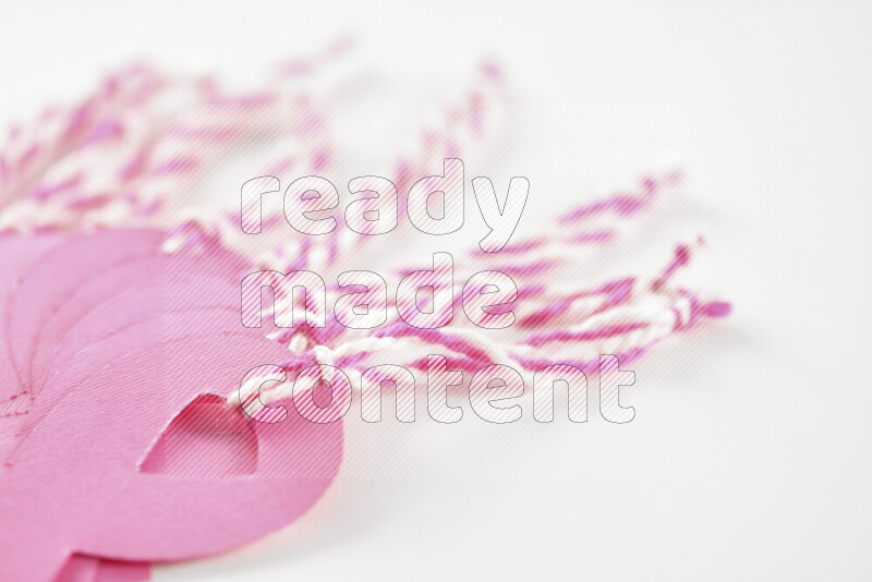 Cancer awareness signs on white background