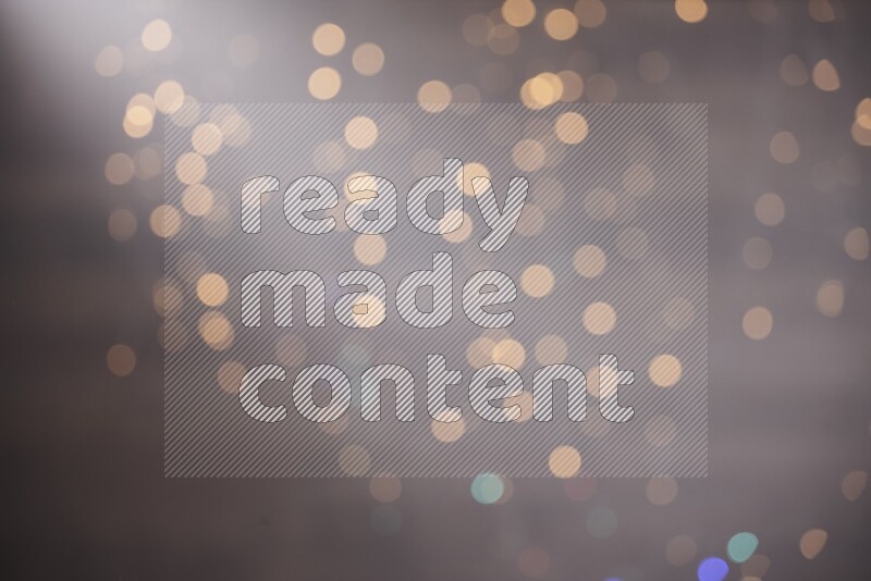 Abstract bokeh light with flare haze