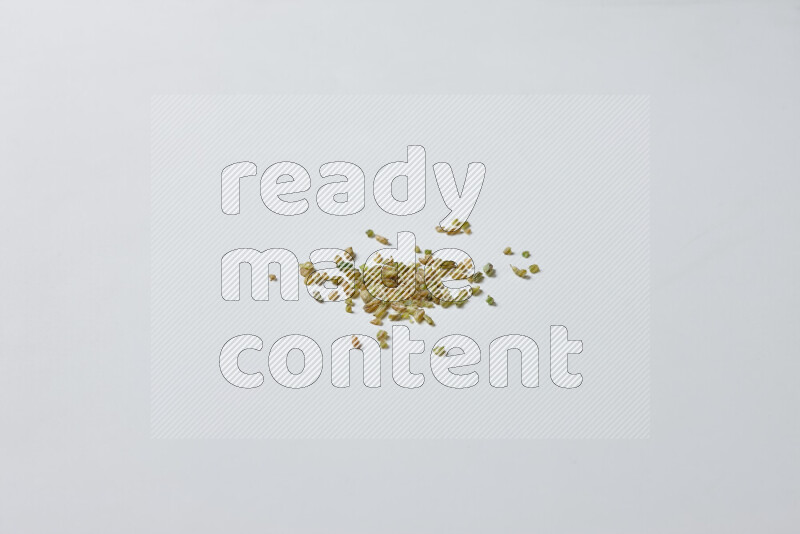 Freekeh on white background
