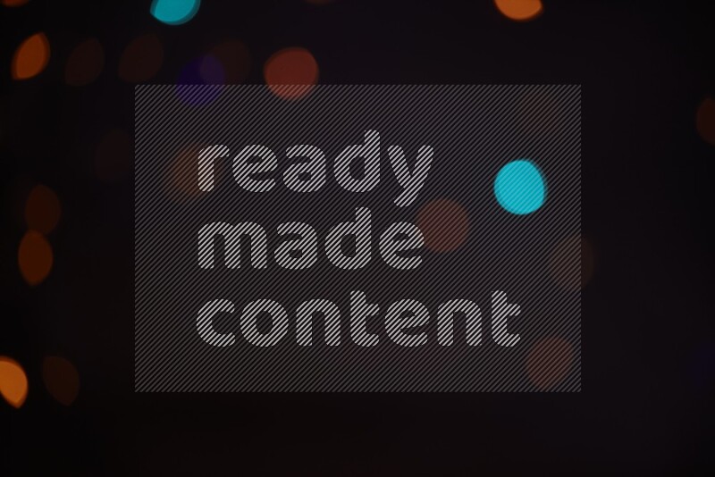 Bokeh light in multicolor