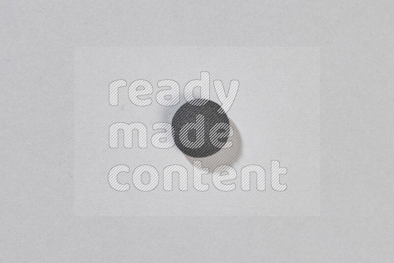 A button on grey background
