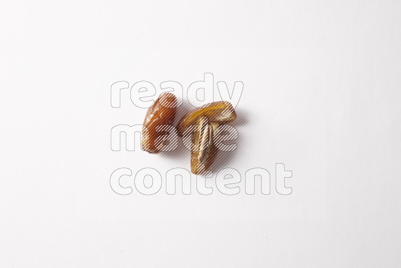 Dates on white background