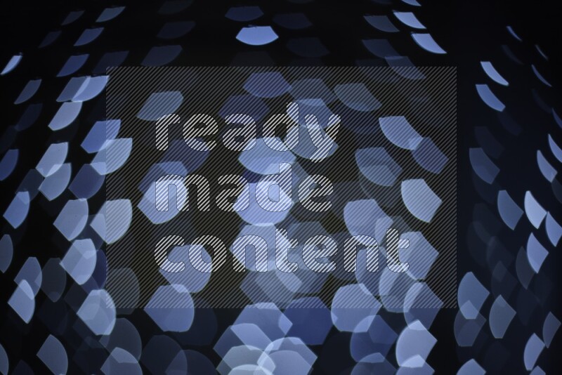 Bokeh light in geometric shape