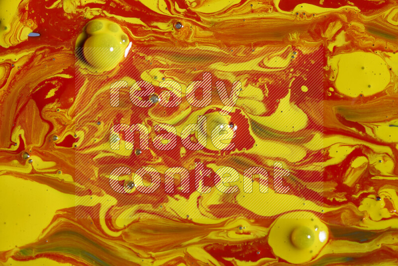 Abstract colorful background with mixed of red and yellow paint colors