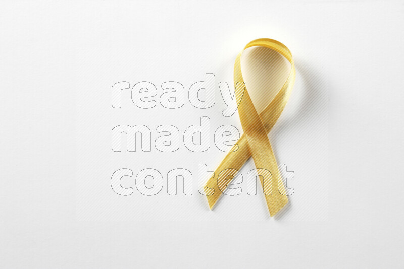 Cancer awareness ribbons on white background