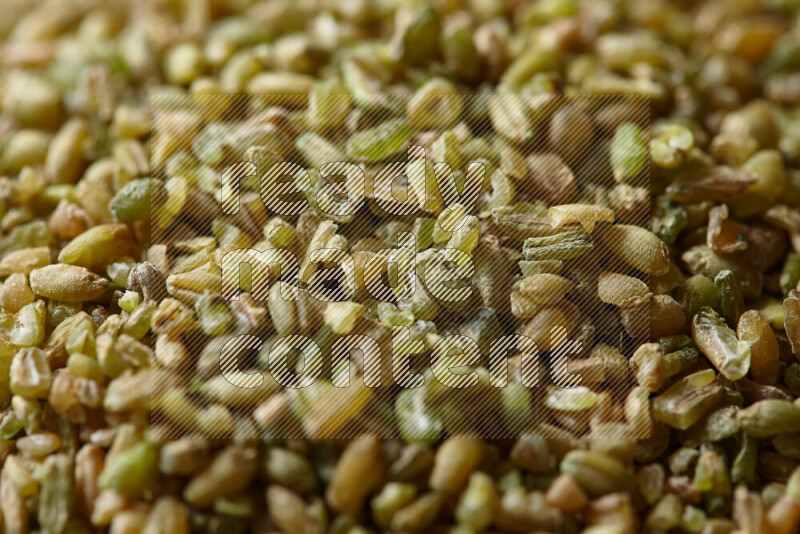 Freekeh on white background