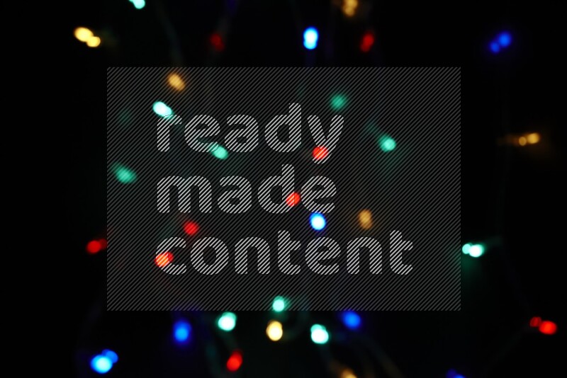 Bokeh light in multicolor