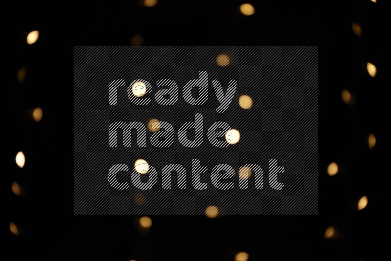 Bokeh light in yellow