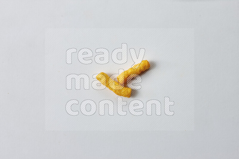 Puffs snacks on white background